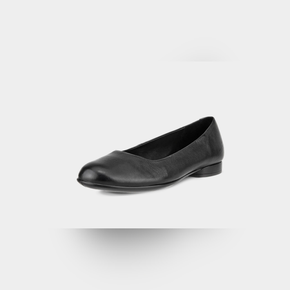 ECCO ANINE Women's Leather Ballerina Shoes Sz 39 or 8 Excellent Condition!